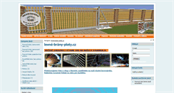 Desktop Screenshot of levne-brany-ploty.cz